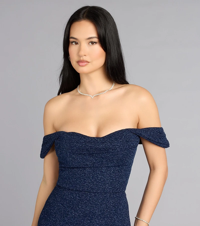 Hope Glitter A-Line Formal Dress