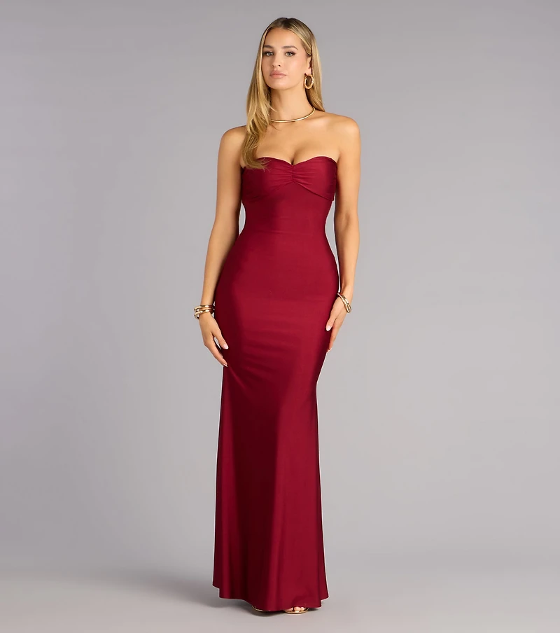 Monae Tie-Back Mermaid Formal Dress