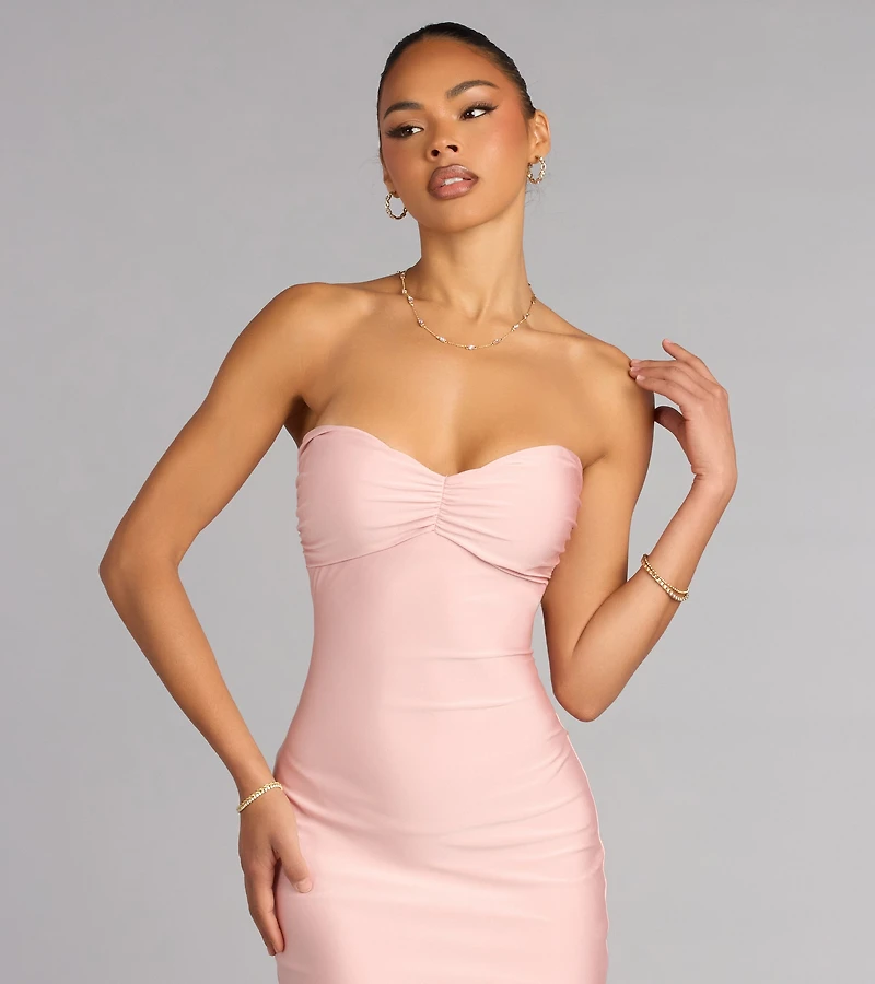 Monae Tie-Back Mermaid Formal Dress