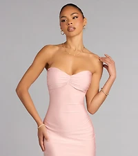 Monae Tie-Back Mermaid Formal Dress