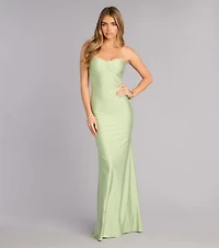 Monae Tie-Back Mermaid Formal Dress