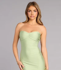 Monae Tie-Back Mermaid Formal Dress