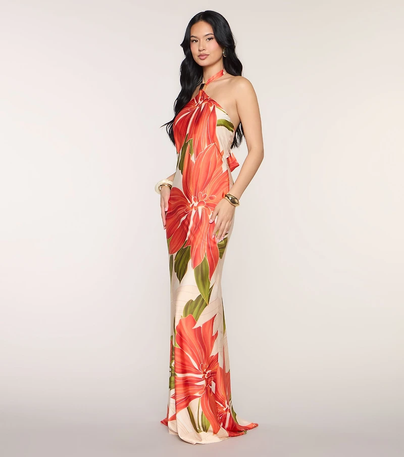 Maryanne Floral A-Line Formal Dress