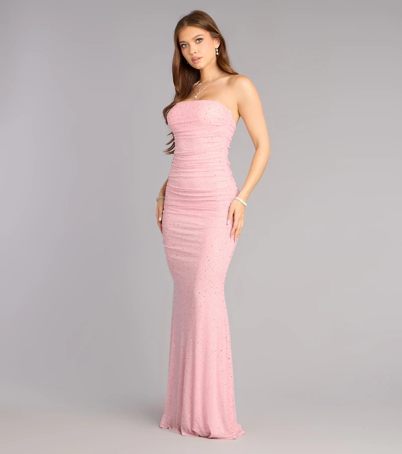 Meadow Rhinestone Glitter Formal Dress