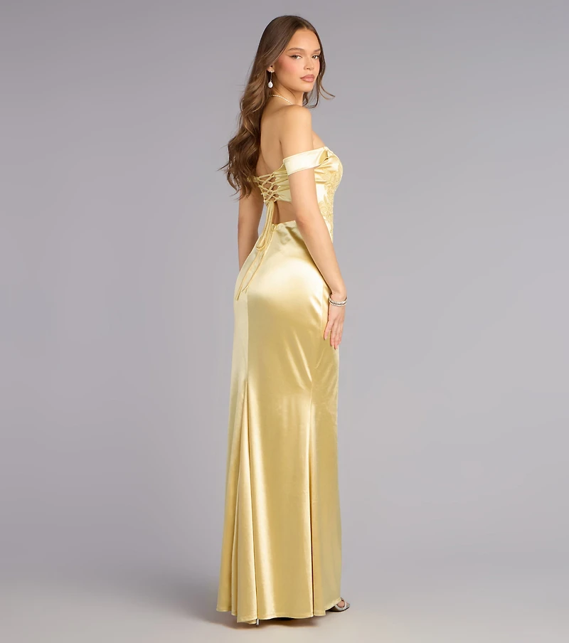 Stevie Off-The-Shoulder Formal Dress