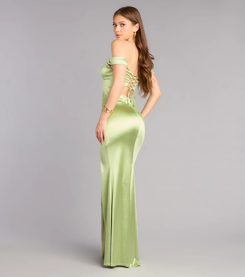Stevie Off-The-Shoulder Formal Dress