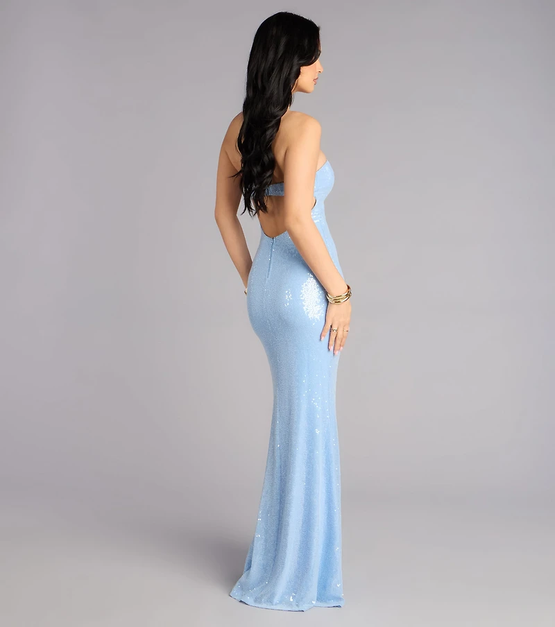 Aimee Sequin Starfish Formal Dress