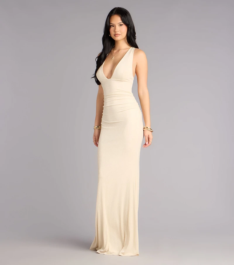 Charlotte Glitter Mermaid Formal Dress