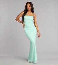 Meara Beaded Sequin Mermaid Formal Dress