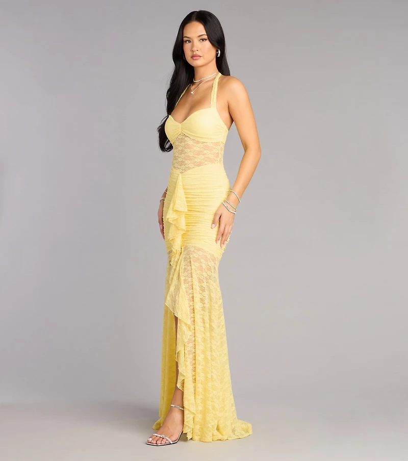 Briella Lace Mermaid Formal Dress