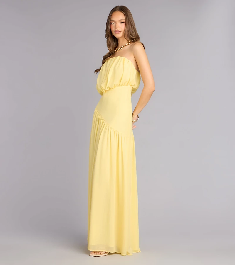 Kensley Chiffon A-Line Formal Dress