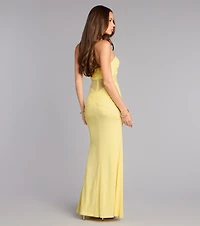 Hailey Strapless Mermaid Formal Dress