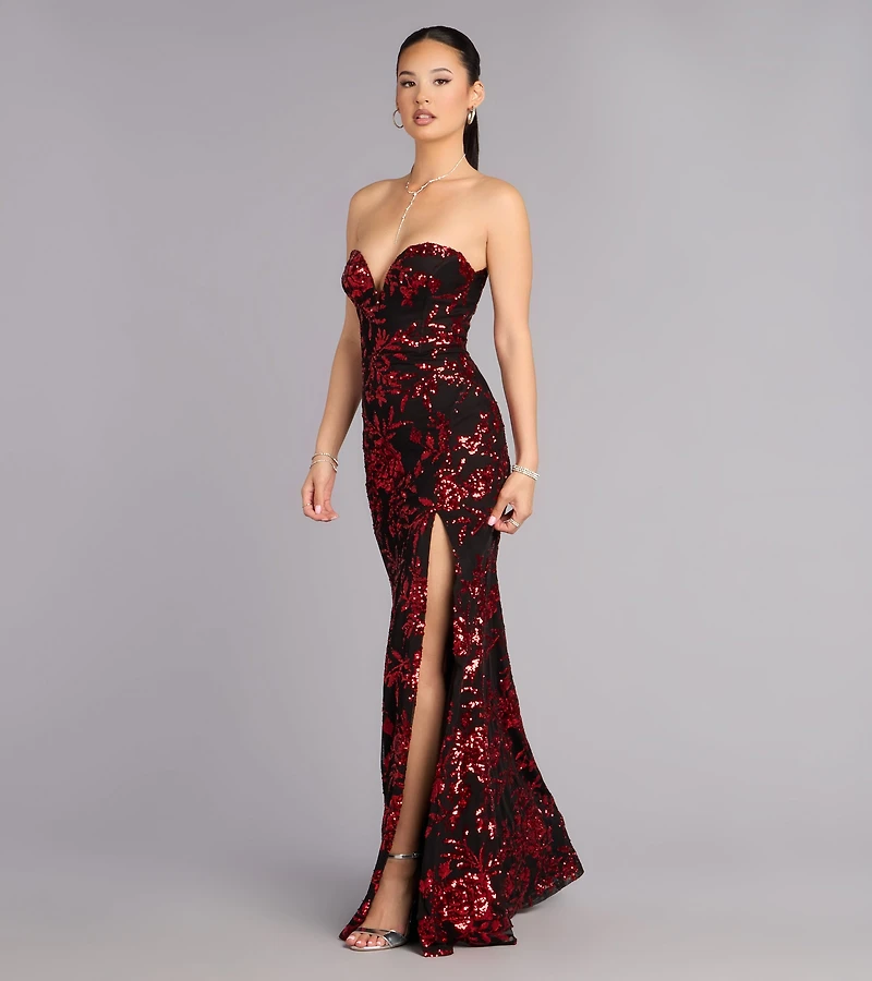 Jaelene Sequin Mermaid Formal Dress