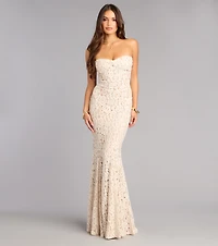 Isabelle Lace Sweetheart Mermaid Formal Dress