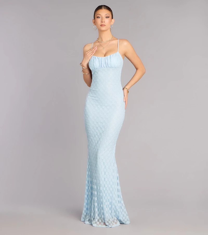 Sabrina Lace Mermaid Formal Dress