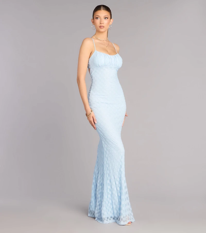 Sabrina Lace Mermaid Formal Dress