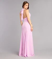 Maryanna Halter A-Line Formal Dress