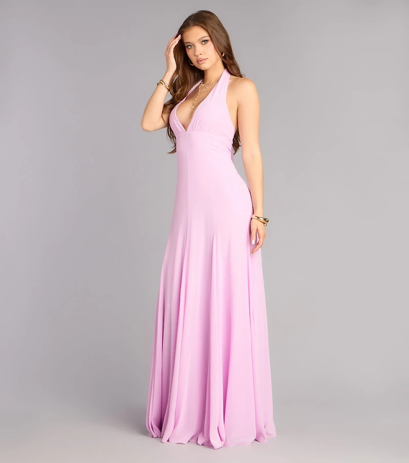 Maryanna Halter A-Line Formal Dress
