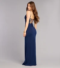 Marabella Mesh Corset Mermaid Formal Dress