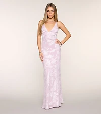 Jacqueline Open Back A-Line Formal Dress