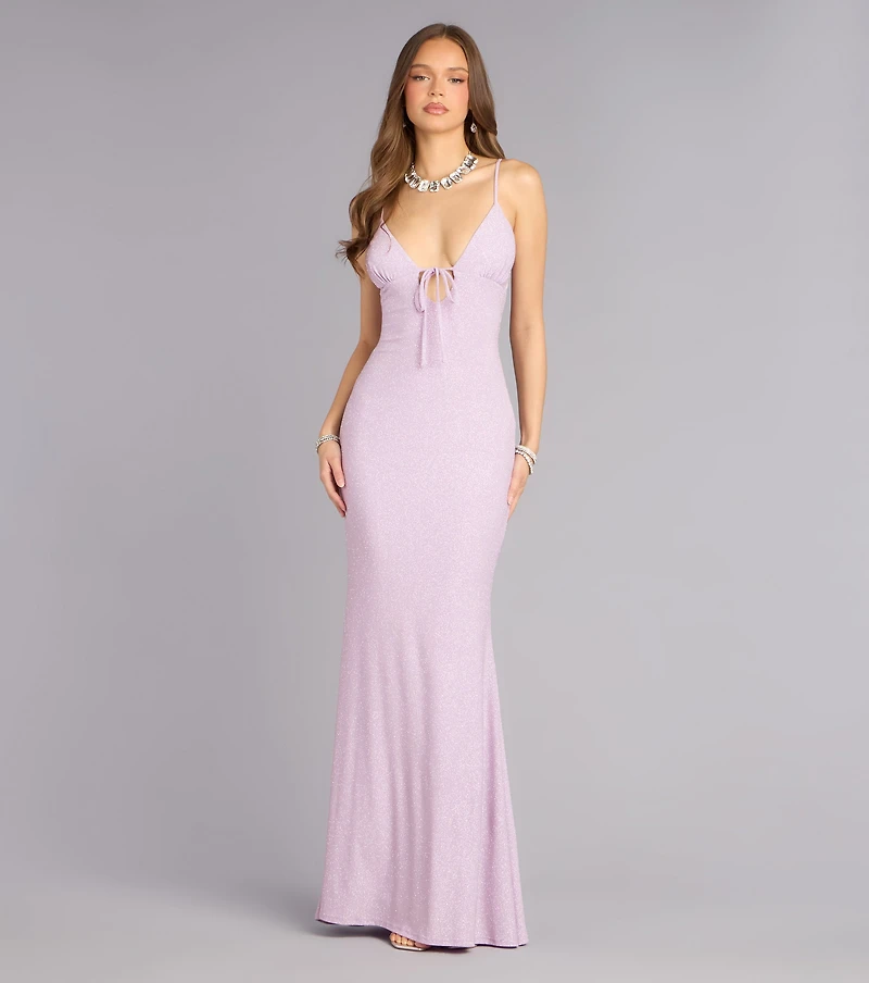 Mckensie Glitter Mermaid Formal Dress