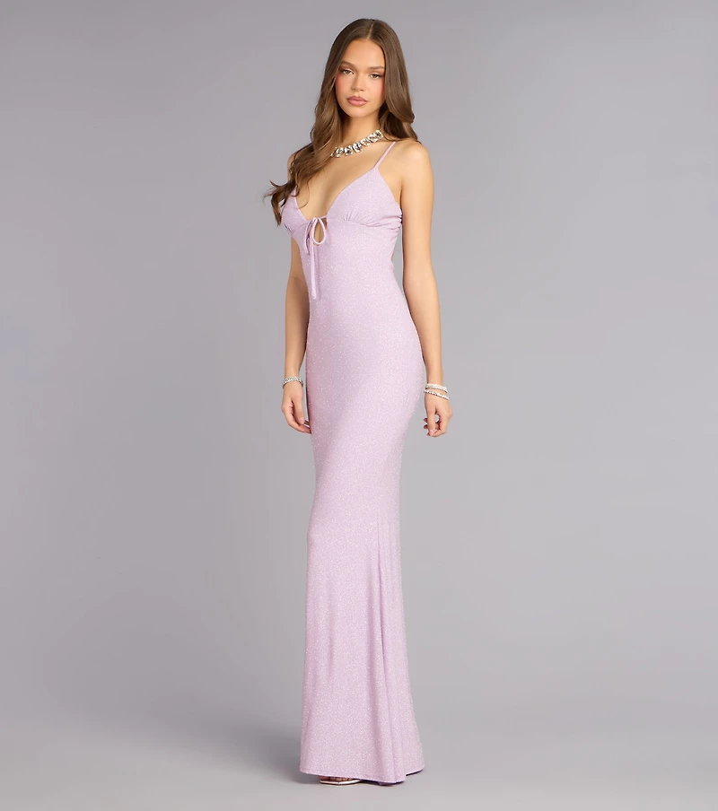 Mckensie Glitter Mermaid Formal Dress