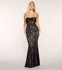 Isabelle Lace Sweetheart Mermaid Formal Dress