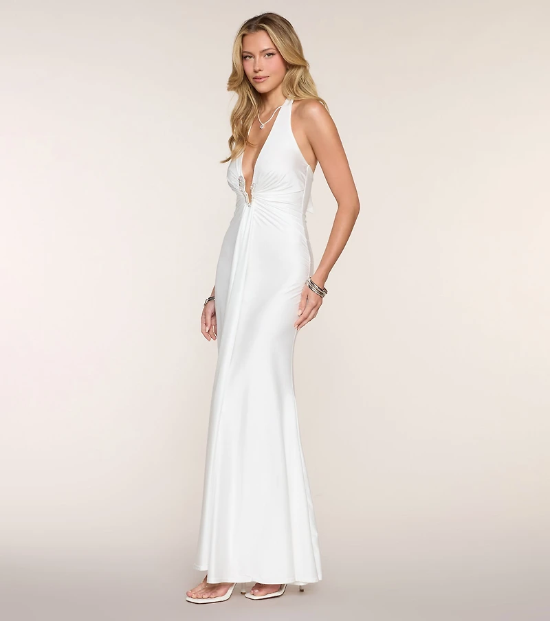 Camille Plunge Mermaid Formal Dress
