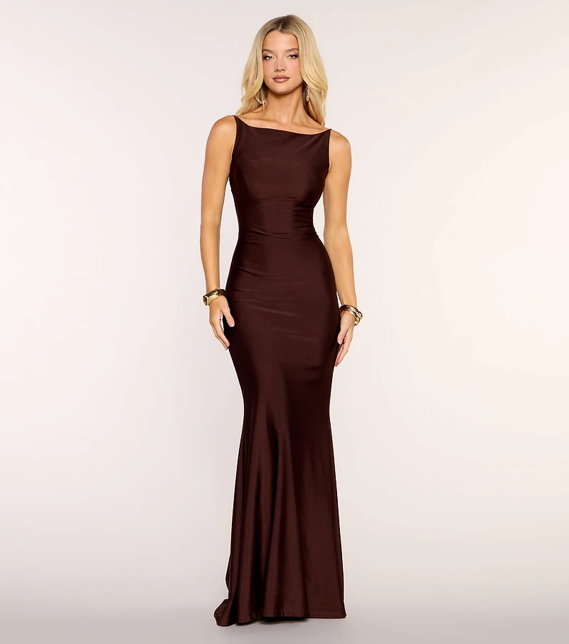 Coletta Tie-Back Mermaid Formal Dress