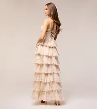 Anabelle Floral Chiffon Formal Dress