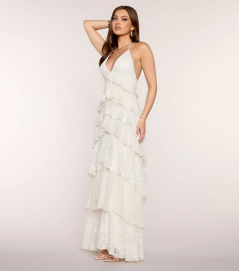 Juliette Chiffon Lace Formal Dress