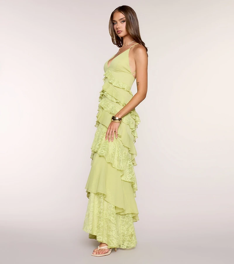 Juliette Chiffon Lace Formal Dress
