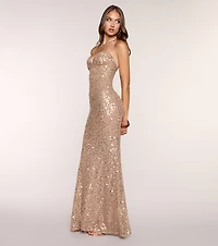 Jenny Sequin Mermaid Formal Dress