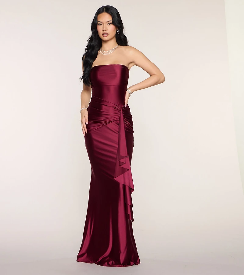 Arielle Strapless Mermaid Formal Dress