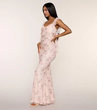 Juliette Floral Lace Mermaid Formal Dress