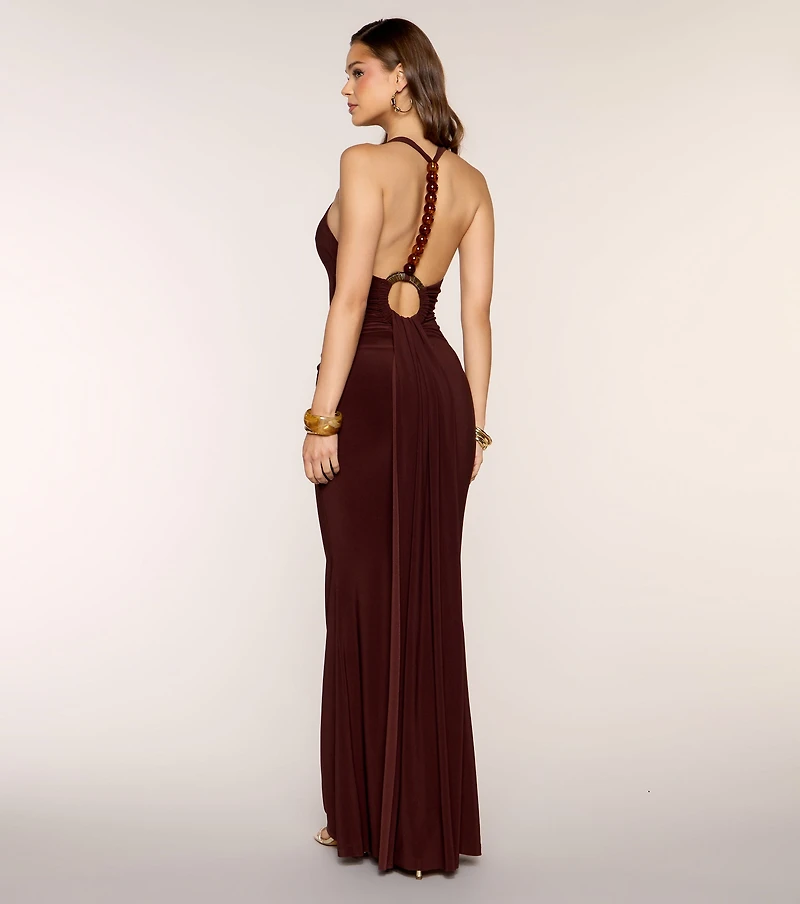 Renee Open Back Mermaid Formal Dress