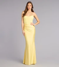 Ashlee Lace Halter Mermaid Formal Dress