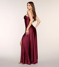 Ally Strapless A-Line Formal Dress