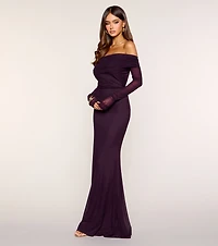 Marleen Long Sleeve Mermaid Formal Dress