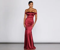 Jayden Satin Mermaid Formal Dress