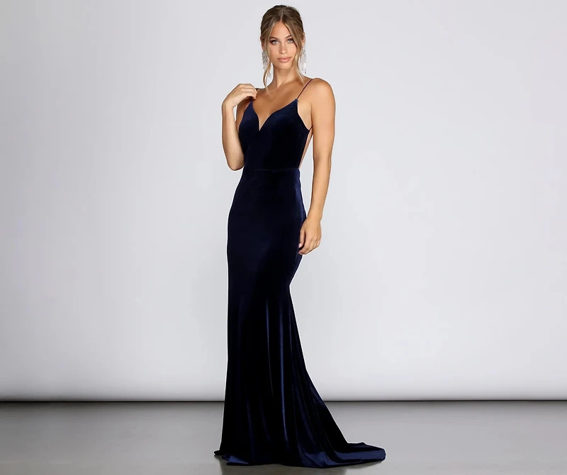 Marian Formal Velvet Gown