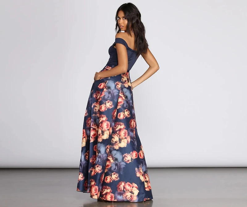 Tatianna Floral Gown
