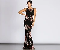 Janisa Formal Open Back Ruffle Dress
