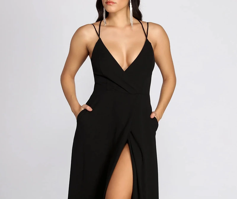 Rosanna Crepe A-Line Dress