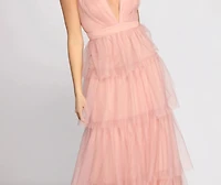 Perrie Formal Layered Tulle Dress