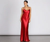 Yadira Formal Satin Dress