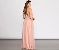 Tatyana Tulle Ruffle A-Line Dress