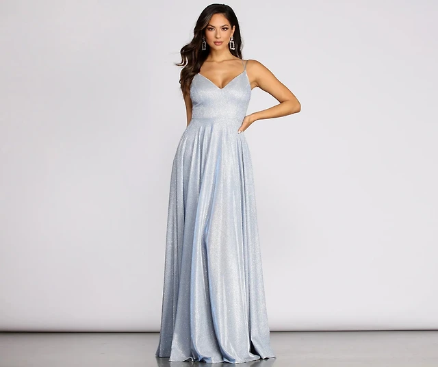 Windsor Elana Glitter A-Line Dress | MainPlace Mall