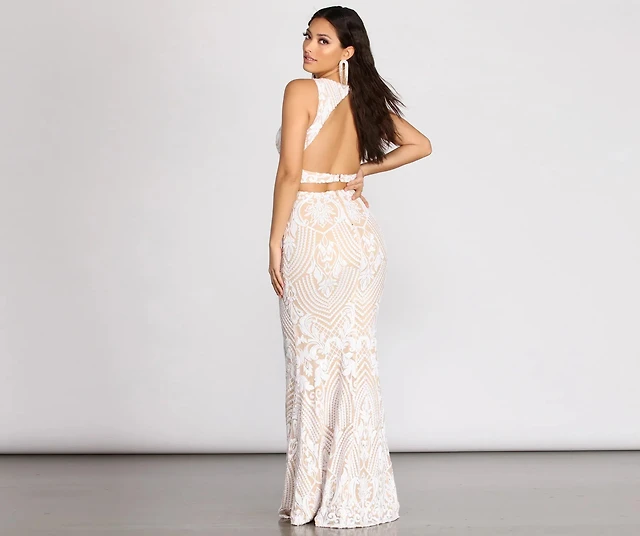 Windsor Ada Sequin Mermaid Dress | Liberty Center