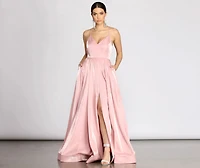 Toni Low Back A-Line Dress